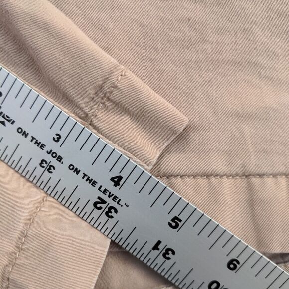 Banana Republic Womens Chino Shorts Tan Size 8 Slash Pockets - Picture 5 of 10